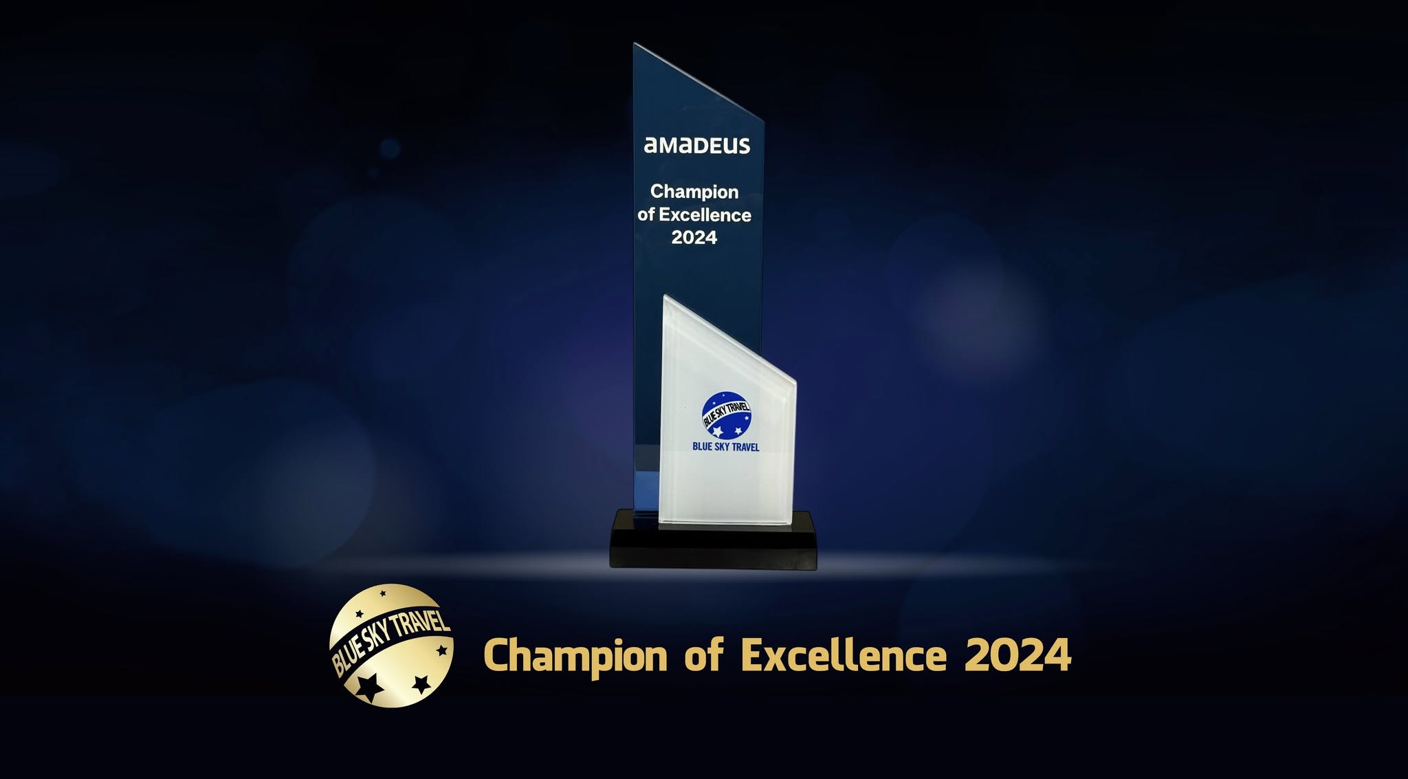 Giải thưởng "Champion of Excellence 2024" đến từ đối tác Amadeus .