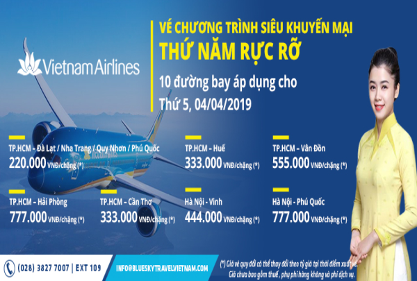 Vietnam Airlines - THỨ 5 RỰC RỠ