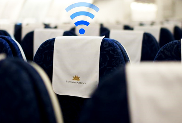 Từ ngày 10/10 Vietnam Airlines chính thức cung cấp wifi trên các chuyến bay của hãng